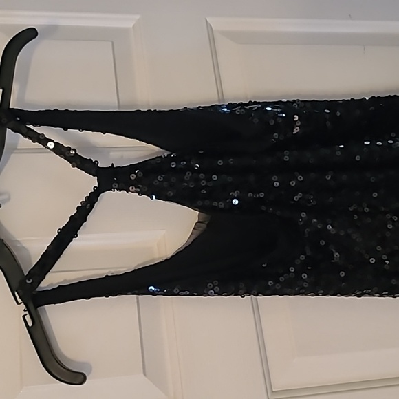 Private gallery full sequin racer back dress medium NEW - Picture 4 of 4